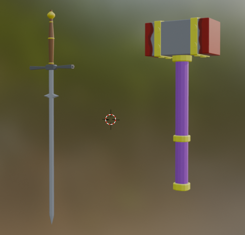 Longsword and Warhammer Model